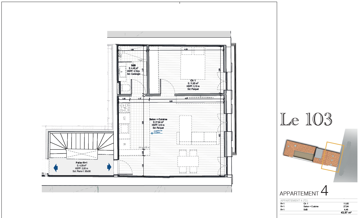 Maison à vendre, 44m², ROCHEFORT