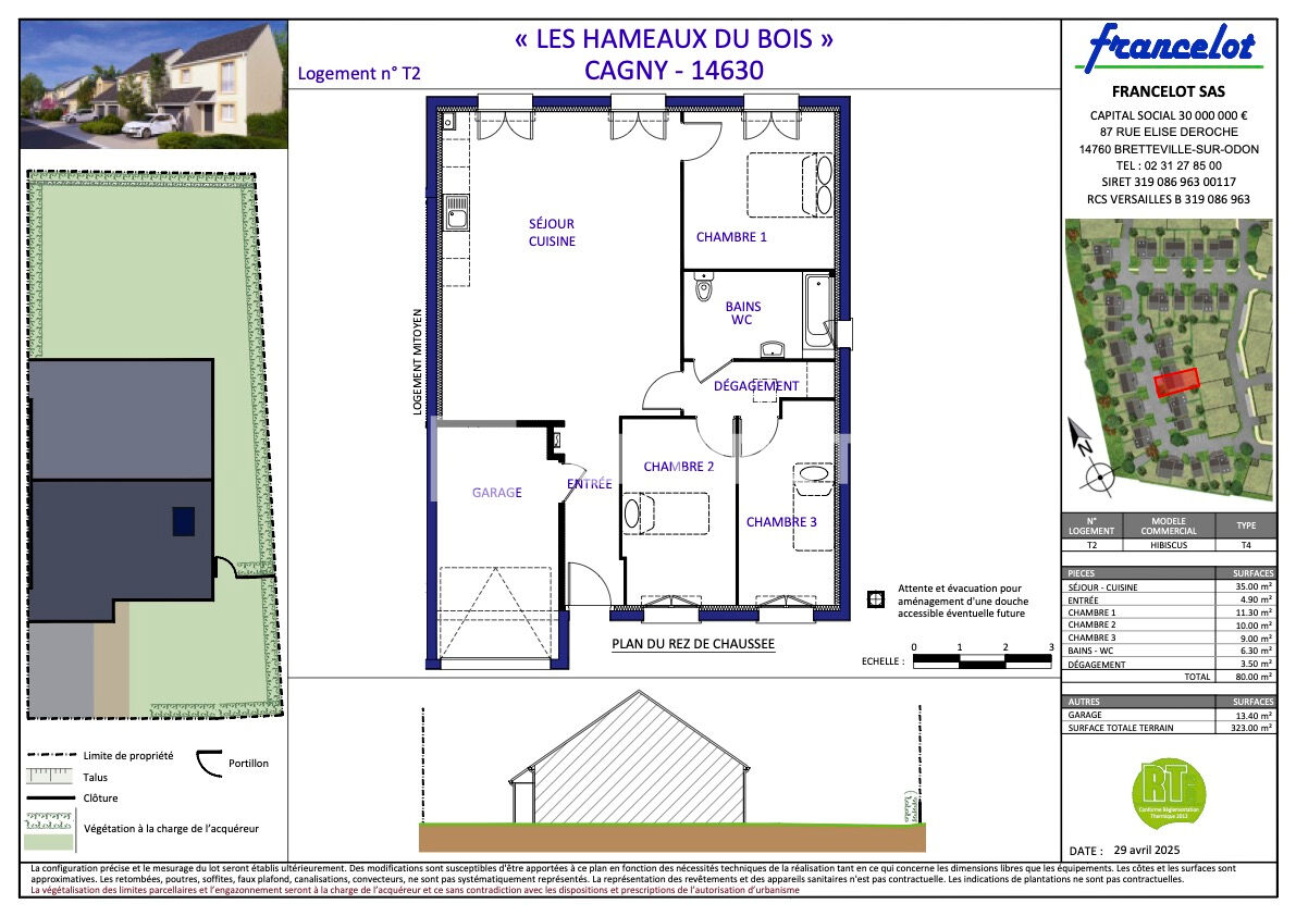 Maison à vendre, 80m², CAGNY