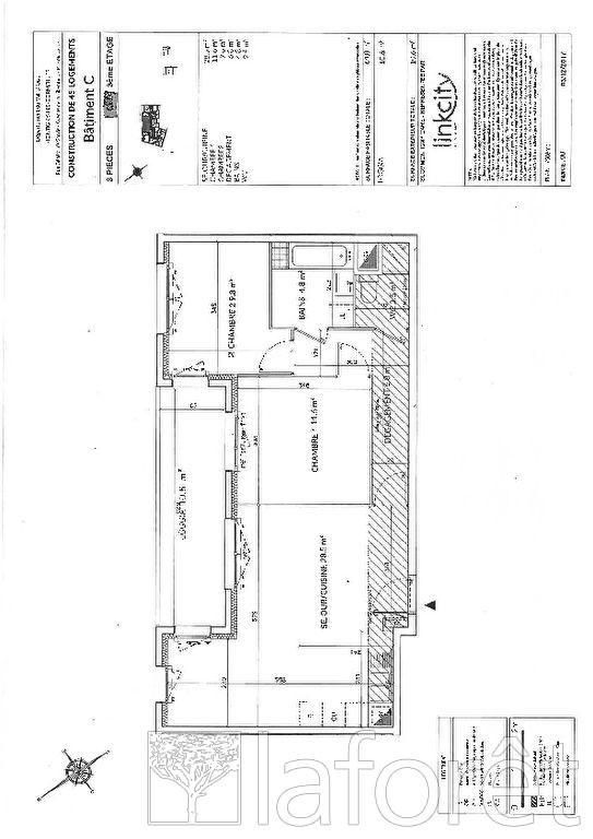 Appartement a louer montigny-les-cormeilles - 3 pièce(s) - 64 m2 - Surfyn