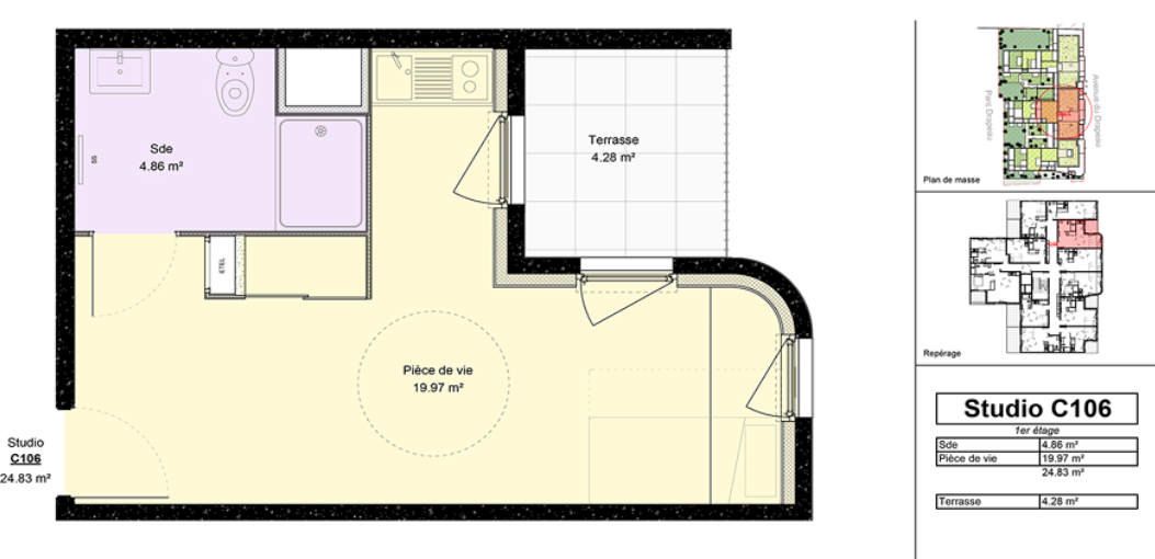 Maison à louer, 25m², Dijon