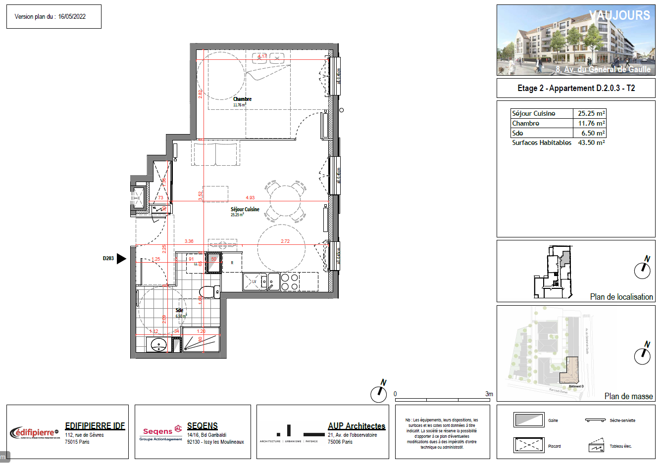 Maison à louer, 44m², Vaujours