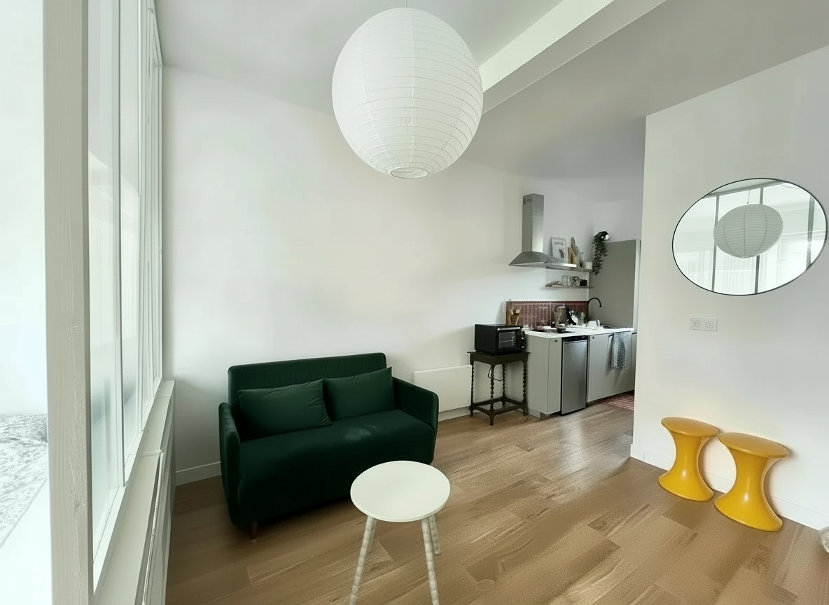 Appartement a louer saint-brieuc - 1 pièce(s) - 23.6 m2 - Surfyn