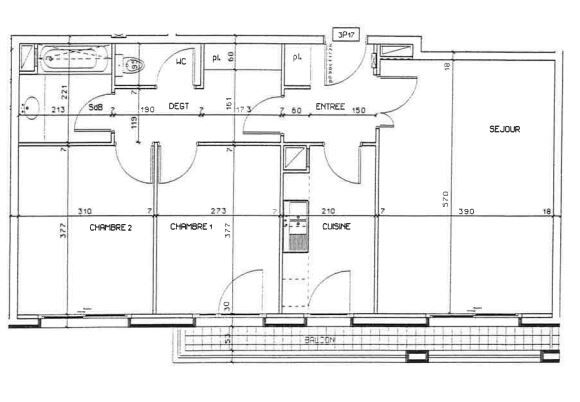 Appartement a louer rueil-malmaison - 3 pièce(s) - 67.72 m2 - Surfyn